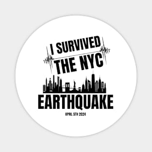 (V9) I SURVIVED THE NYC EARTHQUAKE bigfoot Magnet